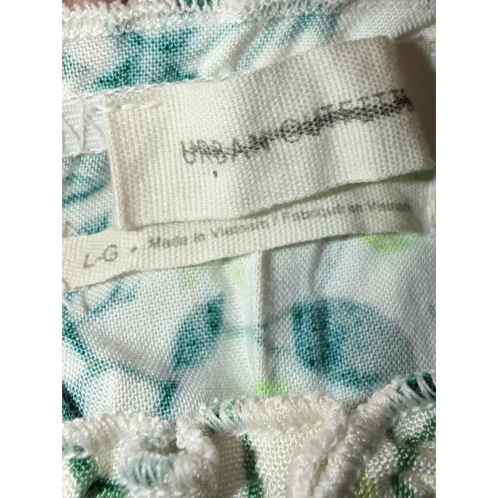 Urban Outfitters Citrus Lime Print Sundress Large Lined Mini Dress NWOT - Picture 4 of 6